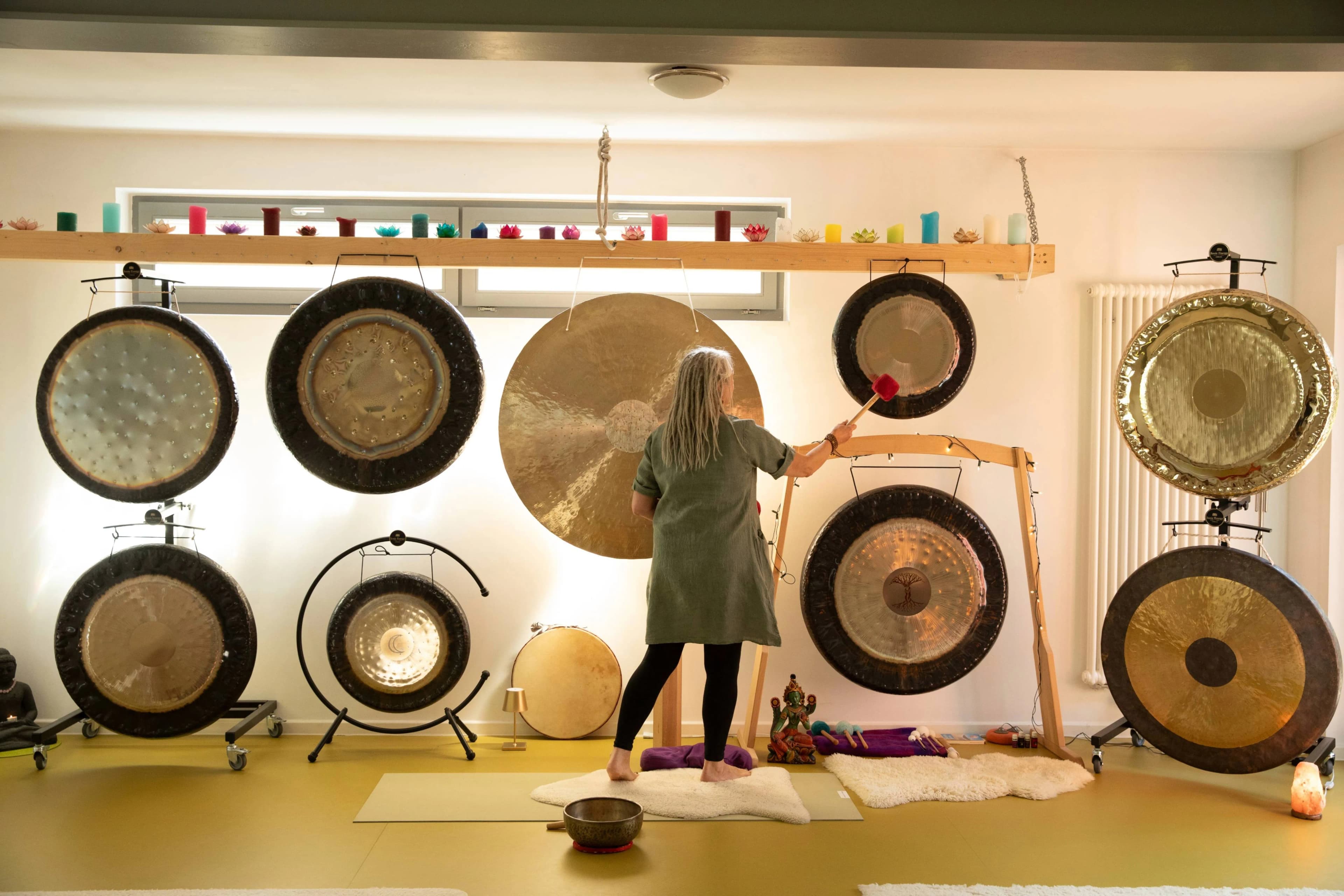 Gong im YogaRaum Ahrensburg