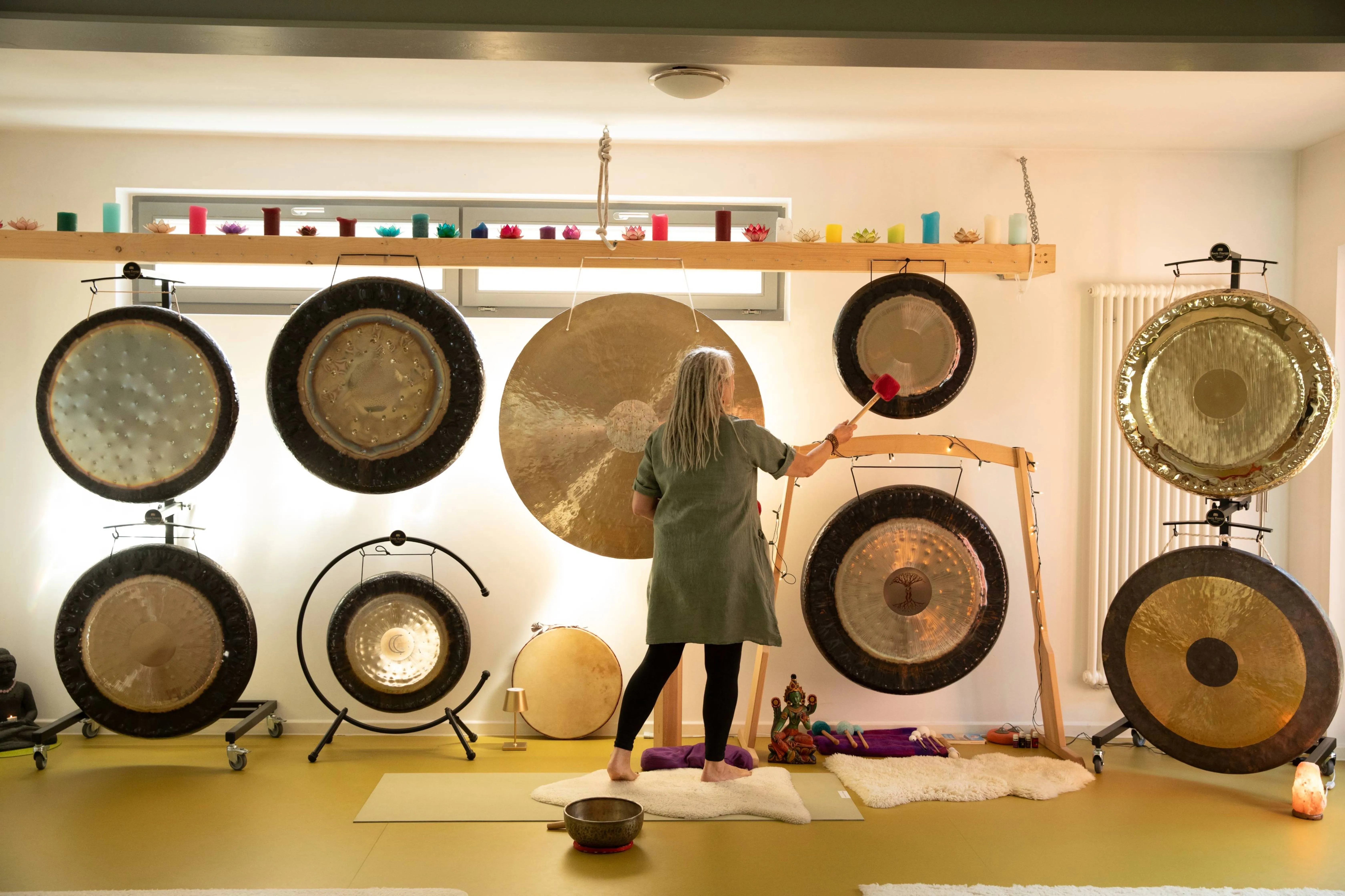 Gong im YogaRaum Ahrensburg