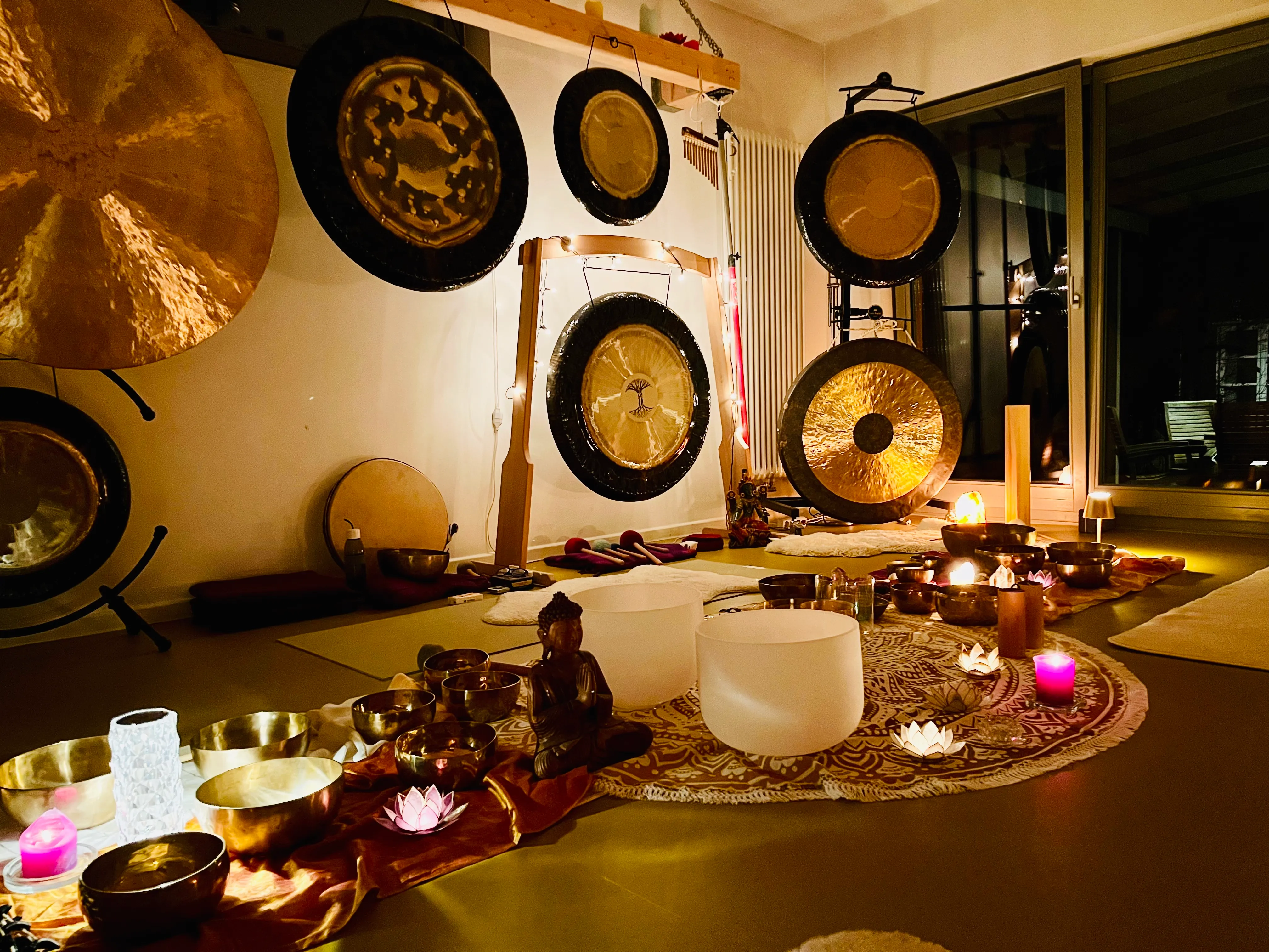Gong im YogaRaum Ahrensburg