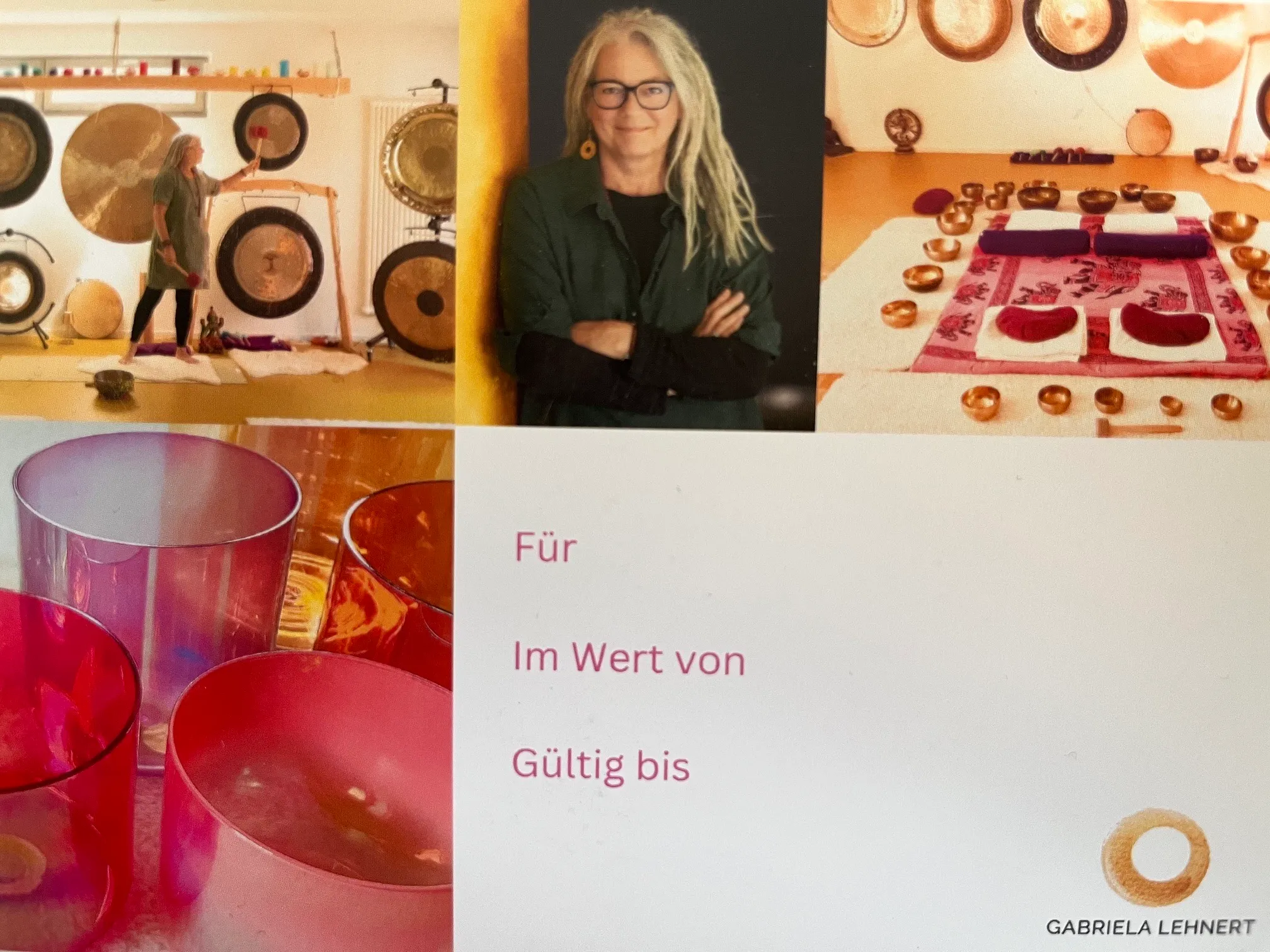 Gutscheinvorlage für YogaRaum Ahrensburg by Gabriela Lehnert