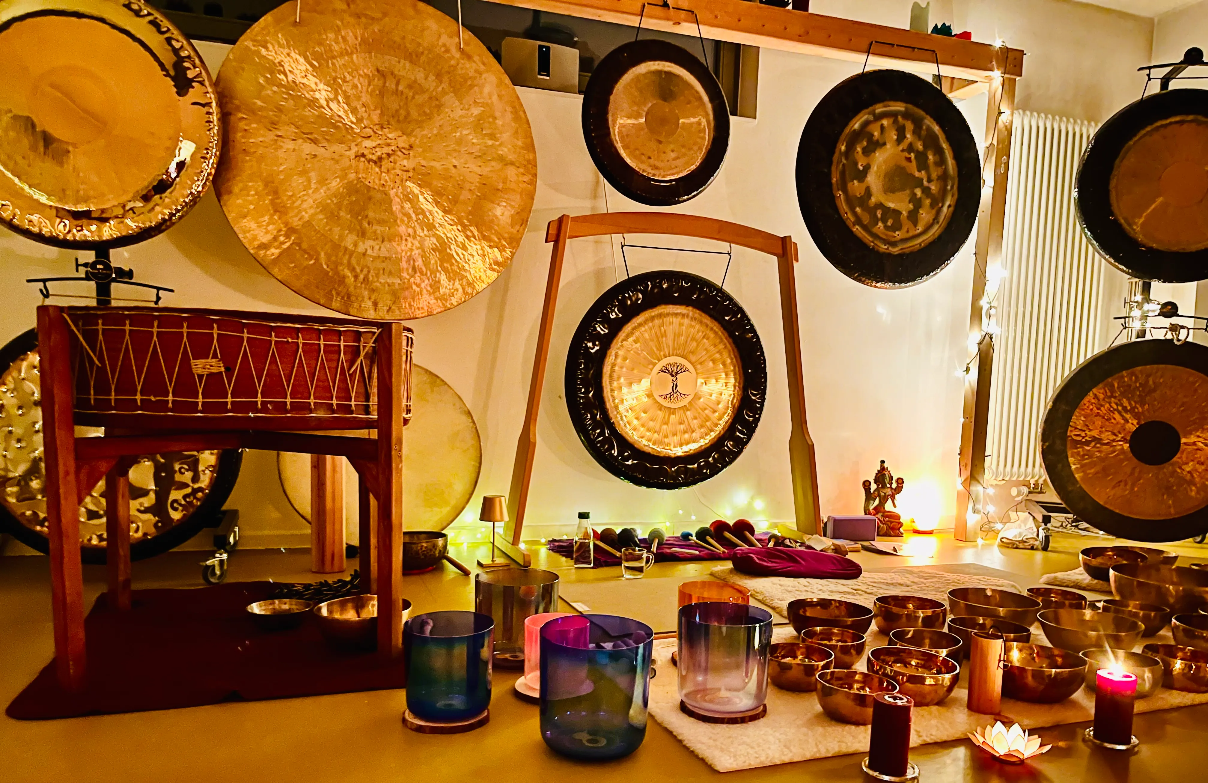 Gong im YogaRaum Ahrensburg